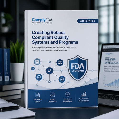 Creating Robust Compliant Quality Systems and Programs