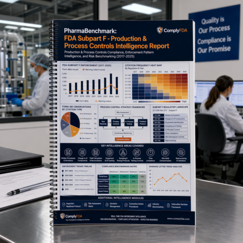 PharmaBenchmark: FDA Subpart F - Production & Process Controls Intelligence Report