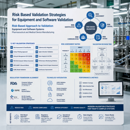 Risk Based Validation Strategies for Equipment and Software Validation